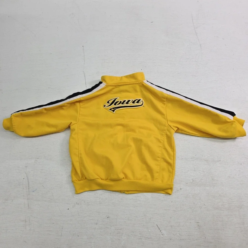 Nike On Field‎ Iowa Hawkeys Track Jacket Yellow Black Football Kids Toddlers 24M